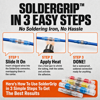 SolderGrip Waterproof Solder Wire Connector Kit