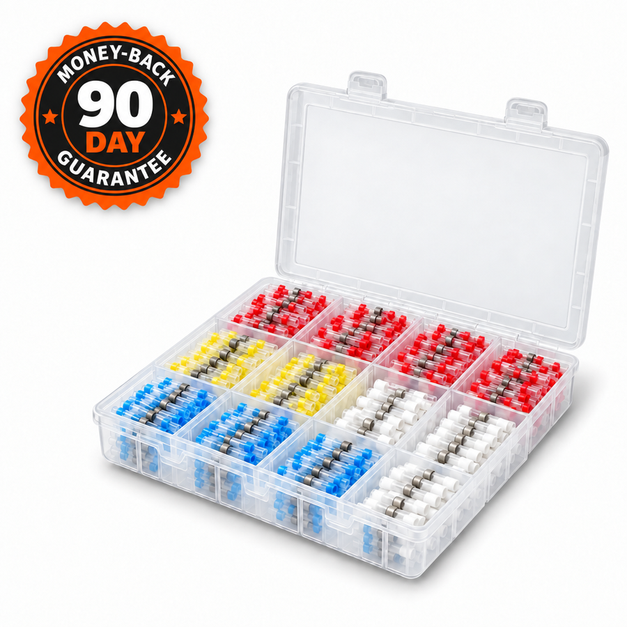 SolderGrip connector kit with 90-day money-back guarantee
