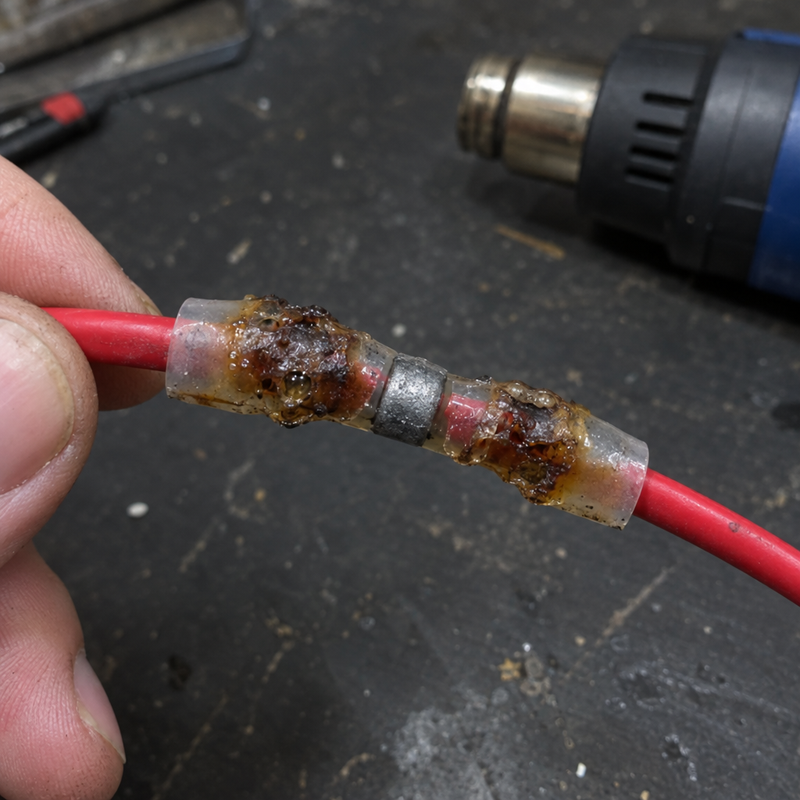 5. The solder connectors you tried before failed for one reason